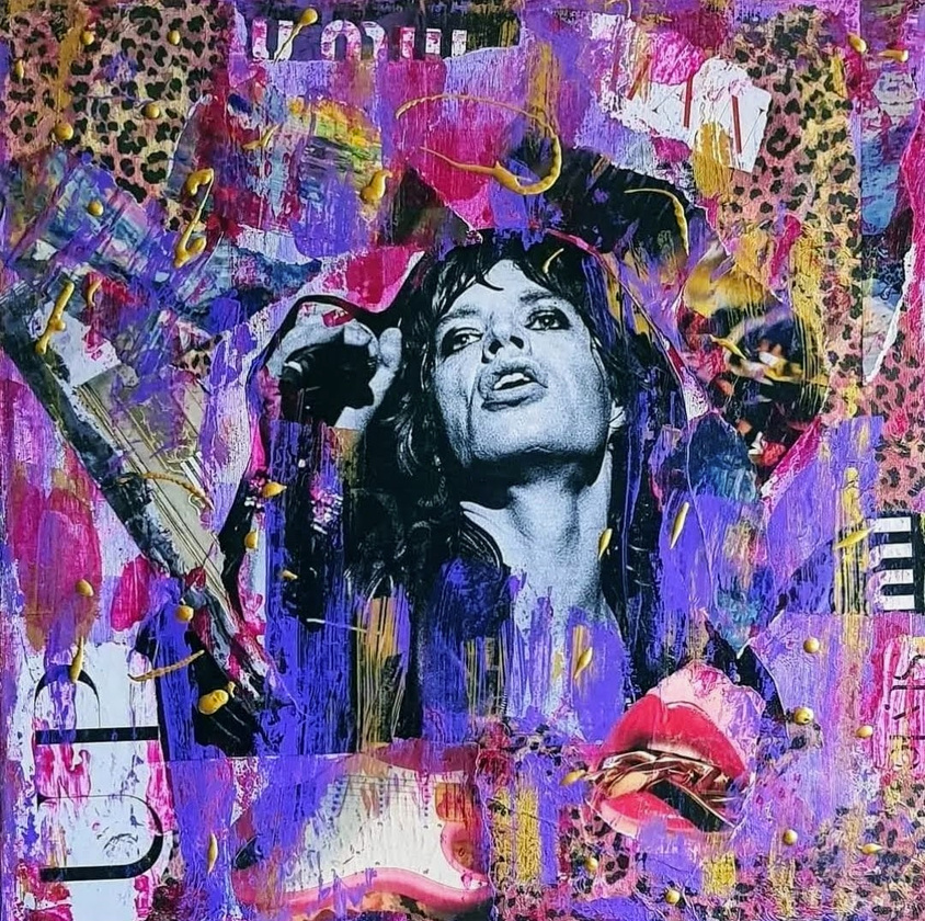 Colagem analógica em técnica mista