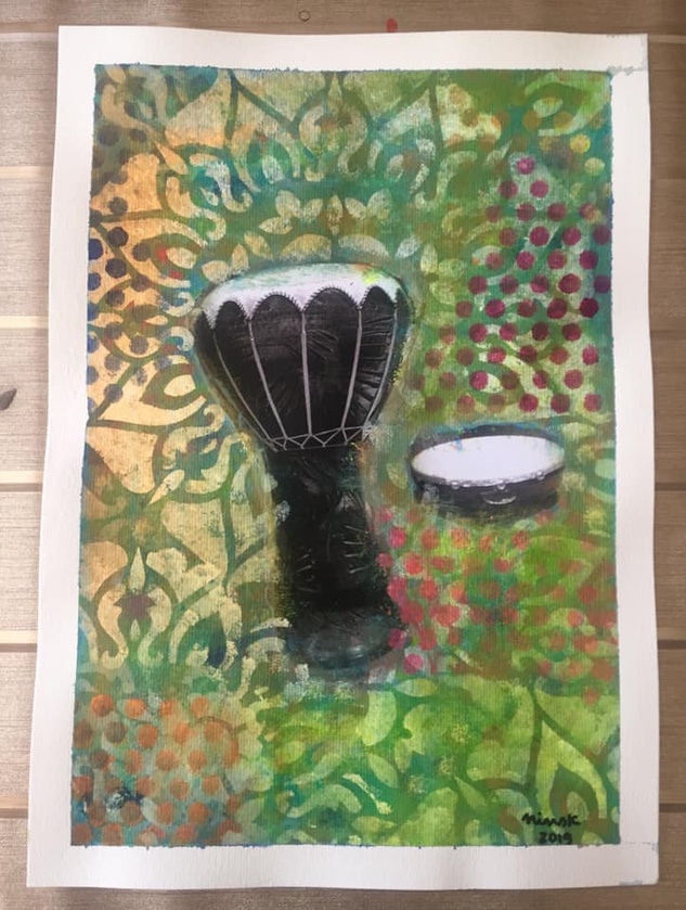 Canson A3 técnica mista, Instrumentos