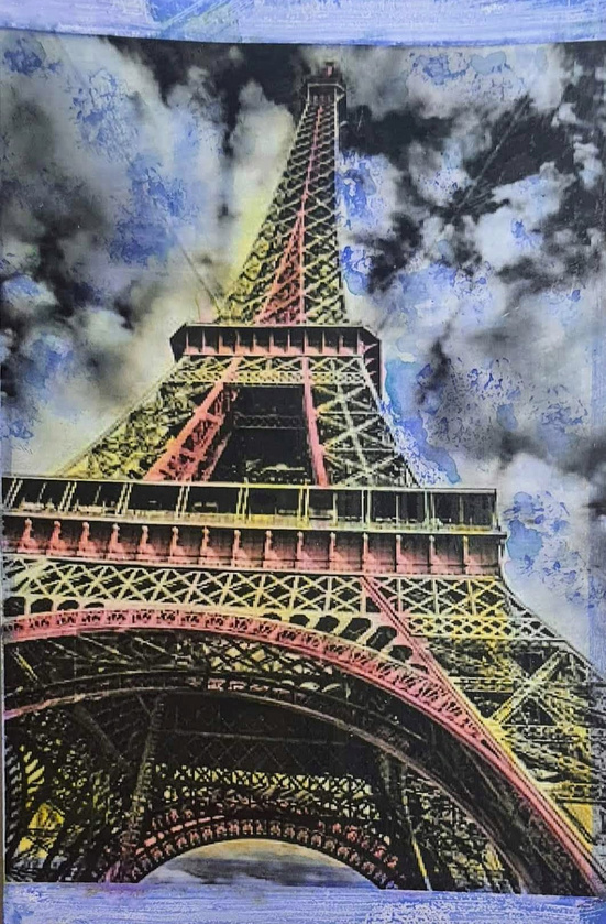 Fotos colorizadas analogicamente