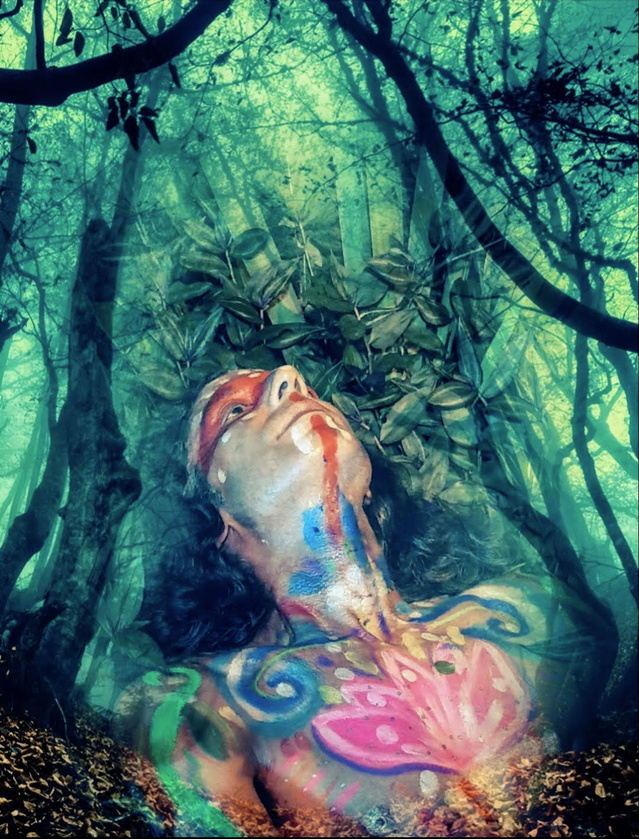 Pintura corporal e arte digital